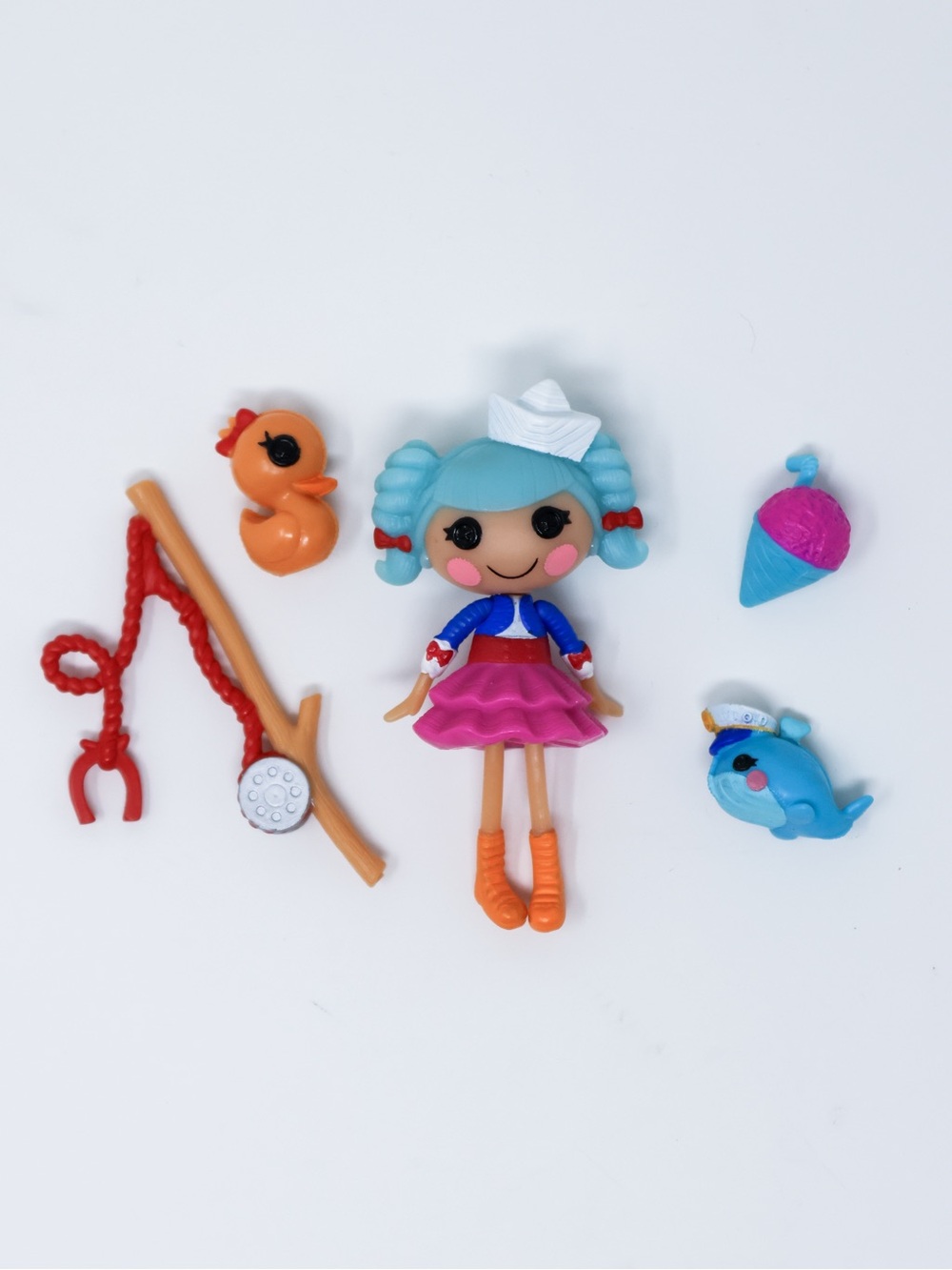 Marina Anchors Silly Funhouse mini Lalaloopsy 3” doll with Accessories.